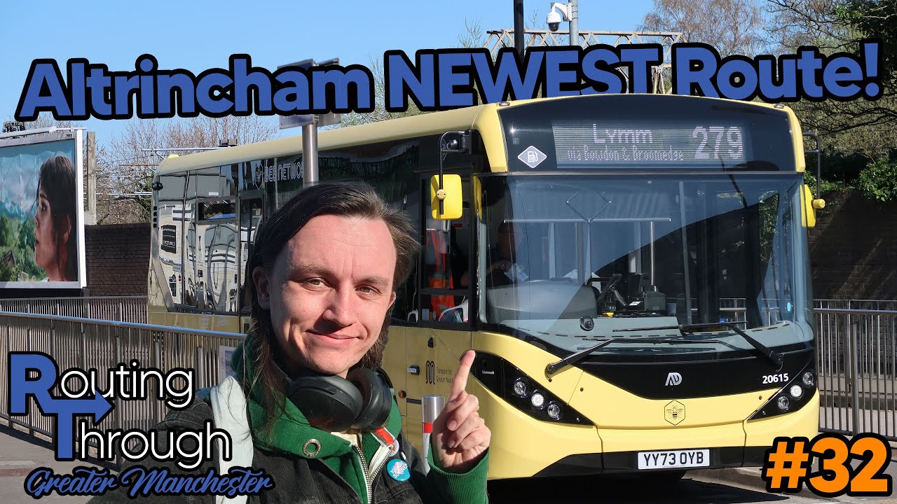 Riding on the NEW routes for Altrincham!