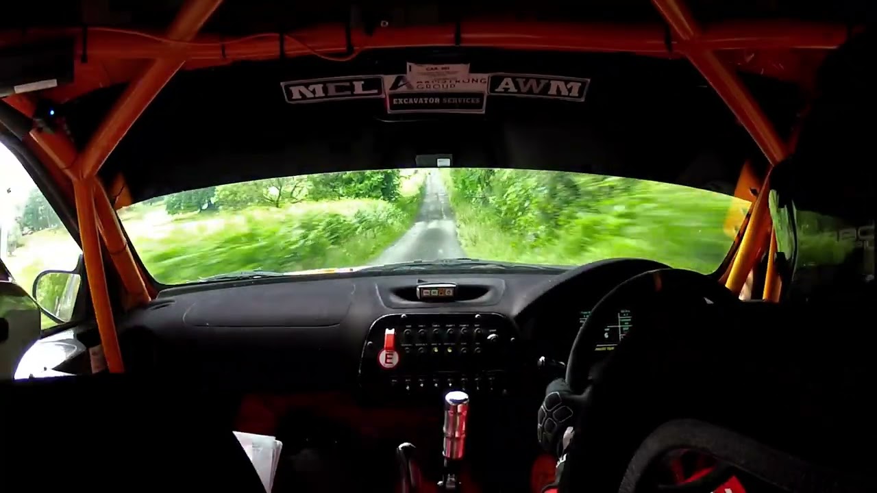 Argyll Rally 2023 SS11 Glendarule 2 Jock Armstrong & Hannah McKillop