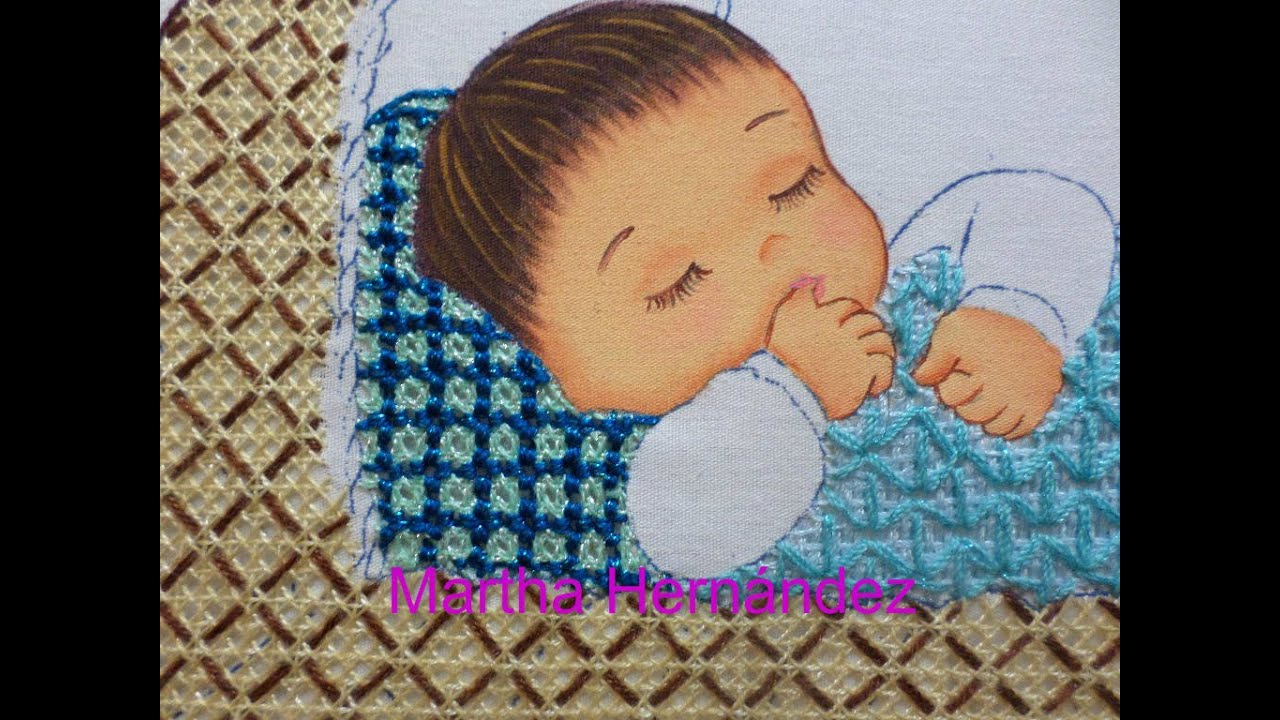 Tutorial Bordado Fantasía Almohada  Moises