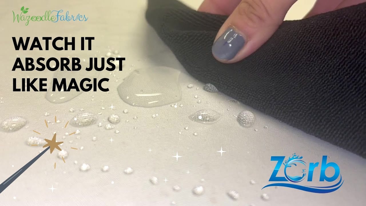 NEW - Zorb® Super Absorbent Microfiber Loop Terry Ultra Heavy Duty Fabric W-387