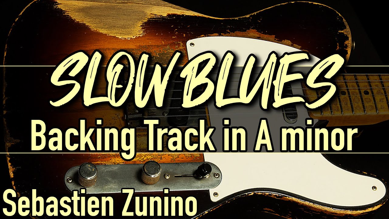 Lonesome Slow Blues Backing Track in A minor | SZBT 967