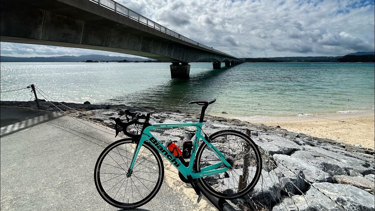 ツールドおきなわ2023 サイクリング部門　やんばるセンチュリーライドにbianchi aria を飛行機輪行して参加してきました。沖縄3泊4日　市民レースはDNS