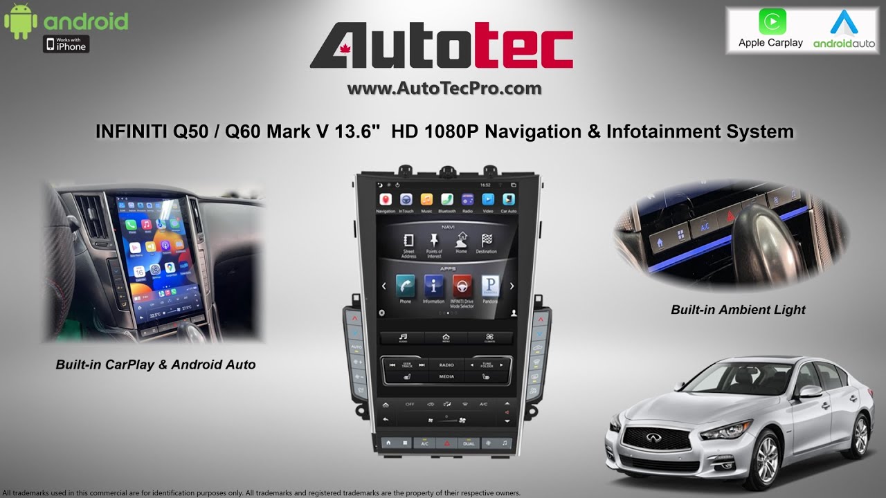 Infiniti Q50 / Q60 Mark V PX6 13.6