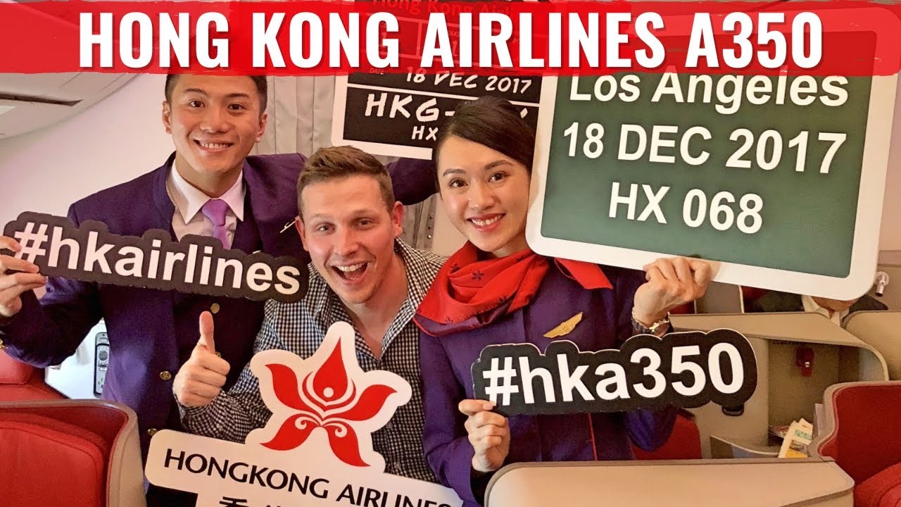 Review: Hong Kong Airlines NEW AIRBUS A350 Business Class to LAX