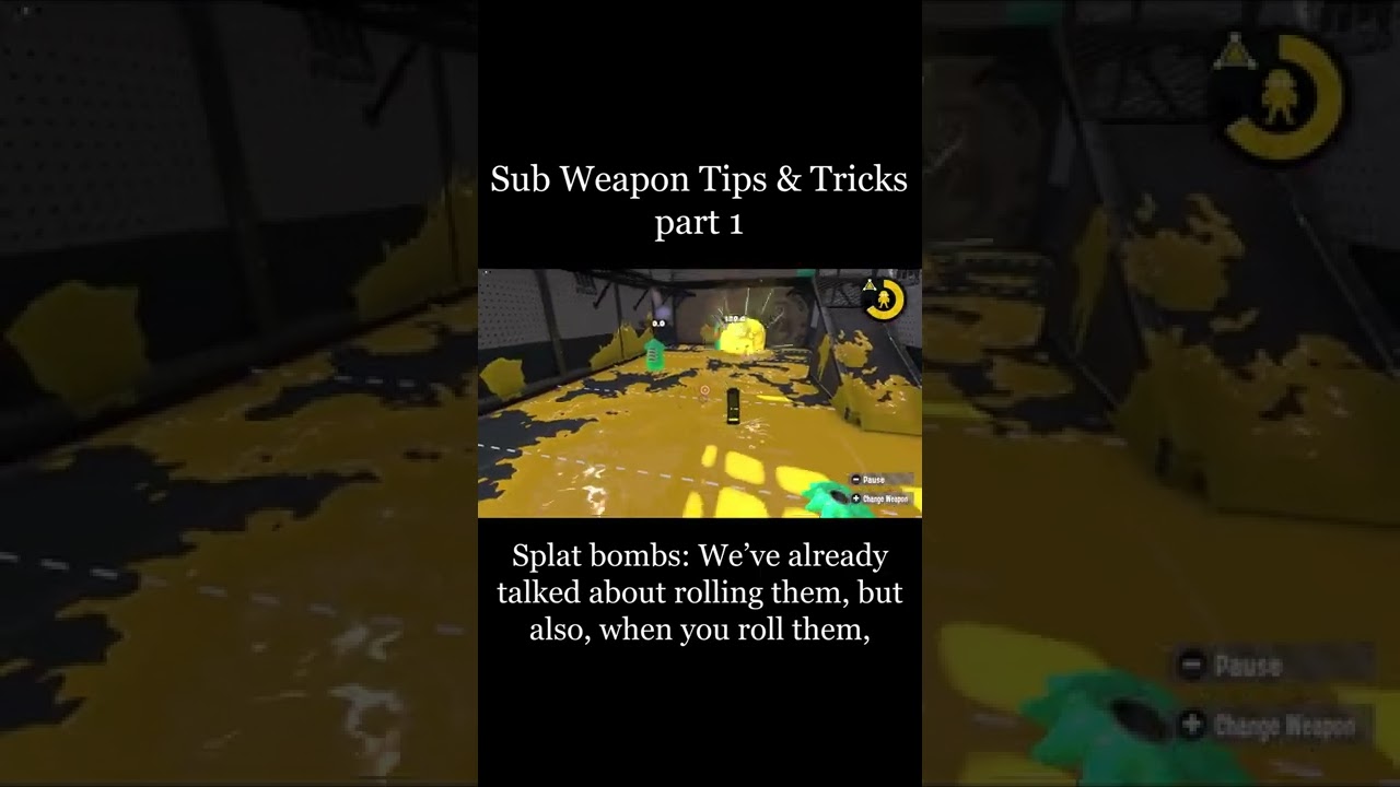 Sub Weapons Tips & Tricks part 1 - Squid School 