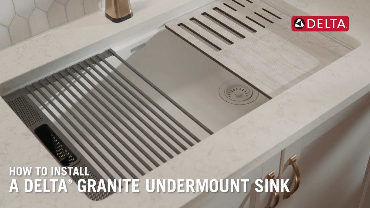 How to Install a Delta&reg; Granite Undermount Sink