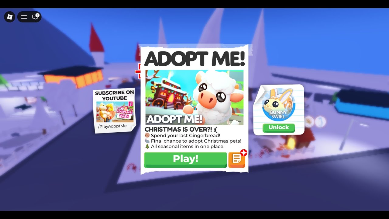 Adopt Me / Vagon De Navidad 2025