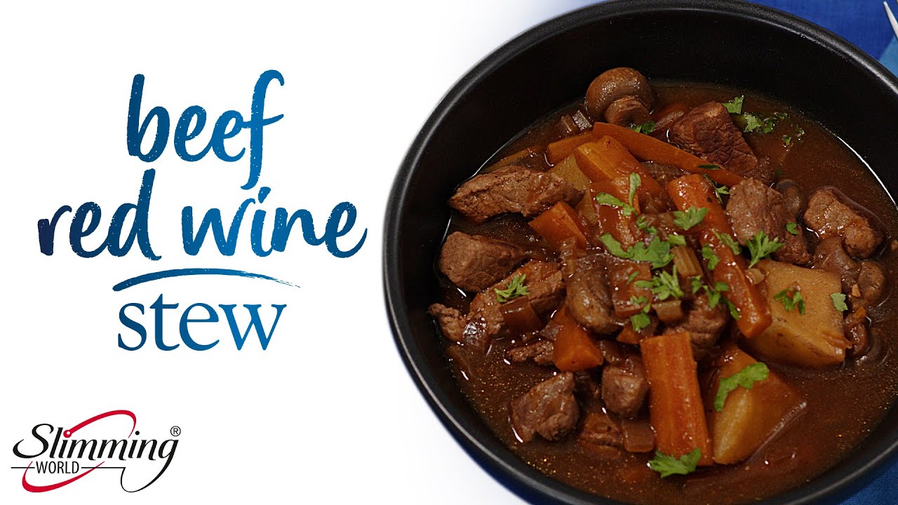 Slimming World slow cooker beef & red wine stew recipe - 2 Syns