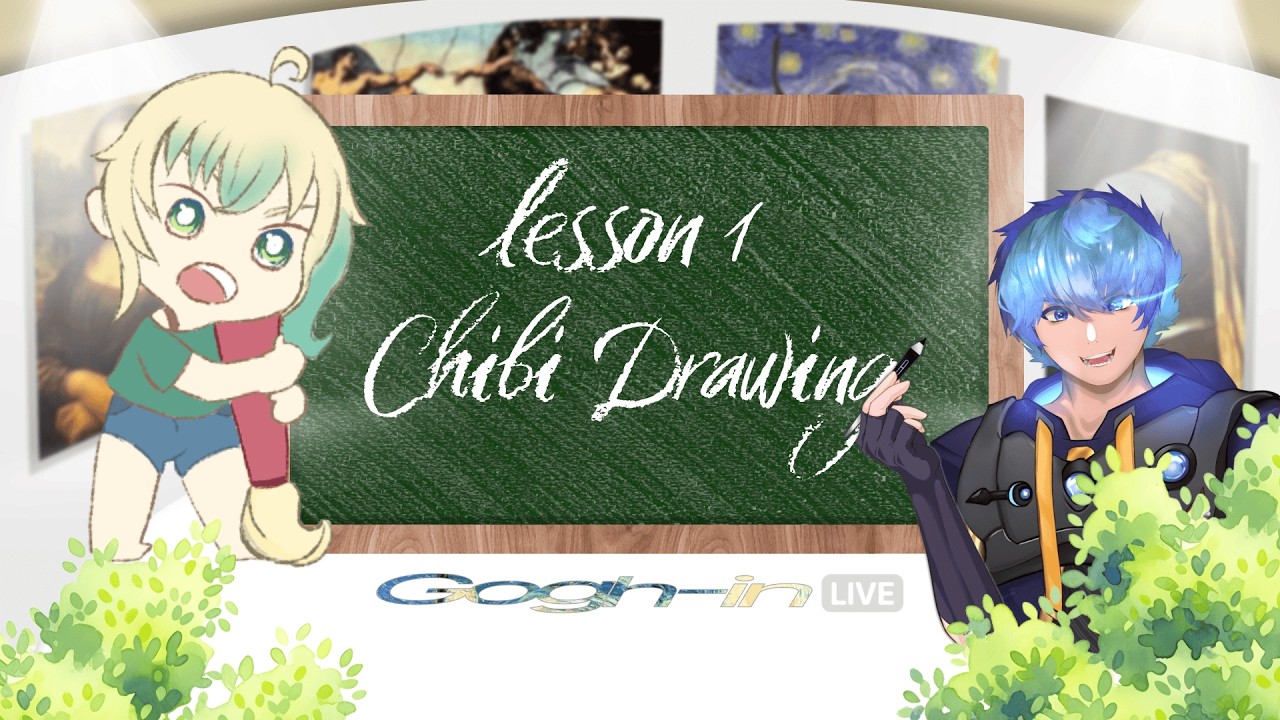 ⦗ Gogh-in Live ⦘ Belajar gambar chibi art bareng @YuphyMercenary   | VTUBER ID
