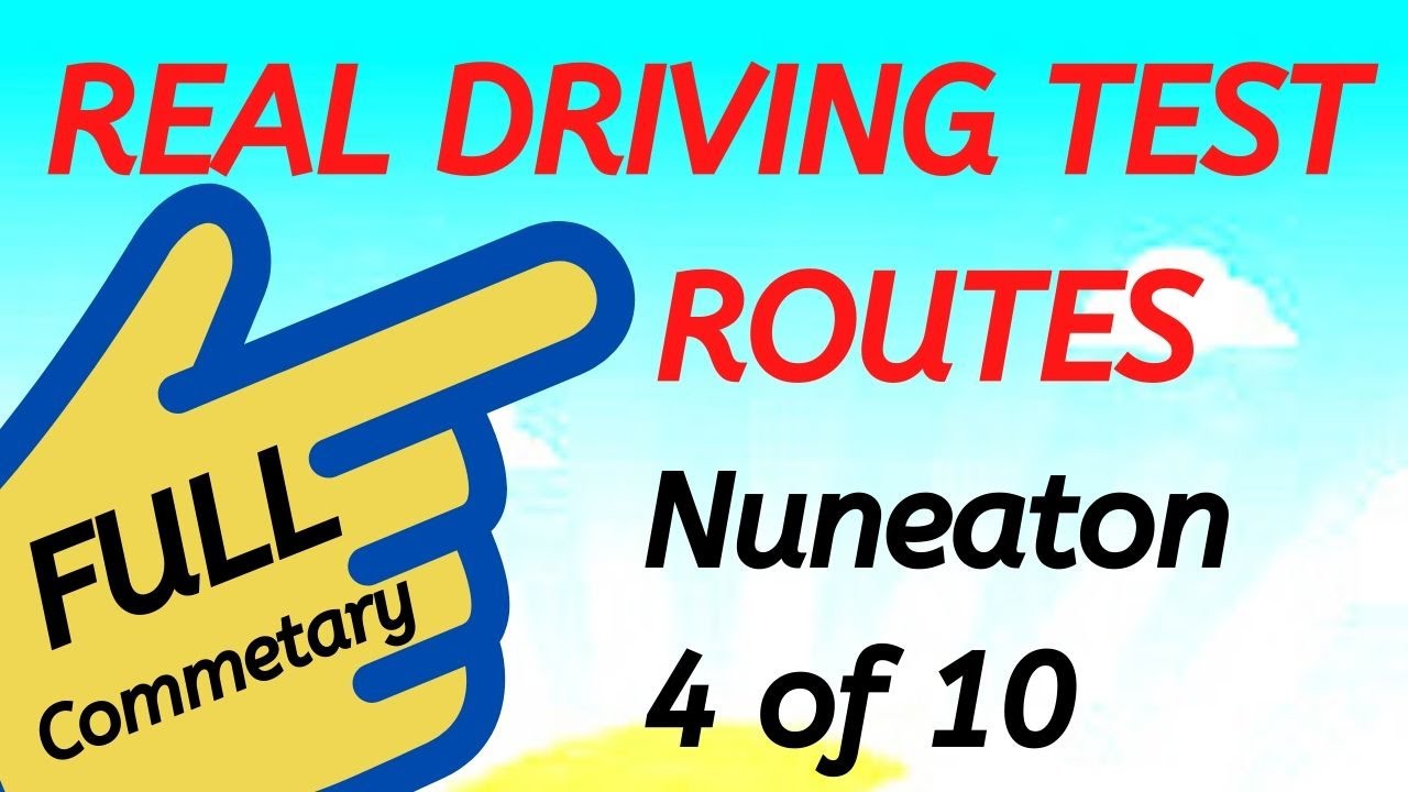 NUNEATON Driving Test Routes - Real Test Route - Full Commentary - 4 of 10 @drivingtestwizard2569