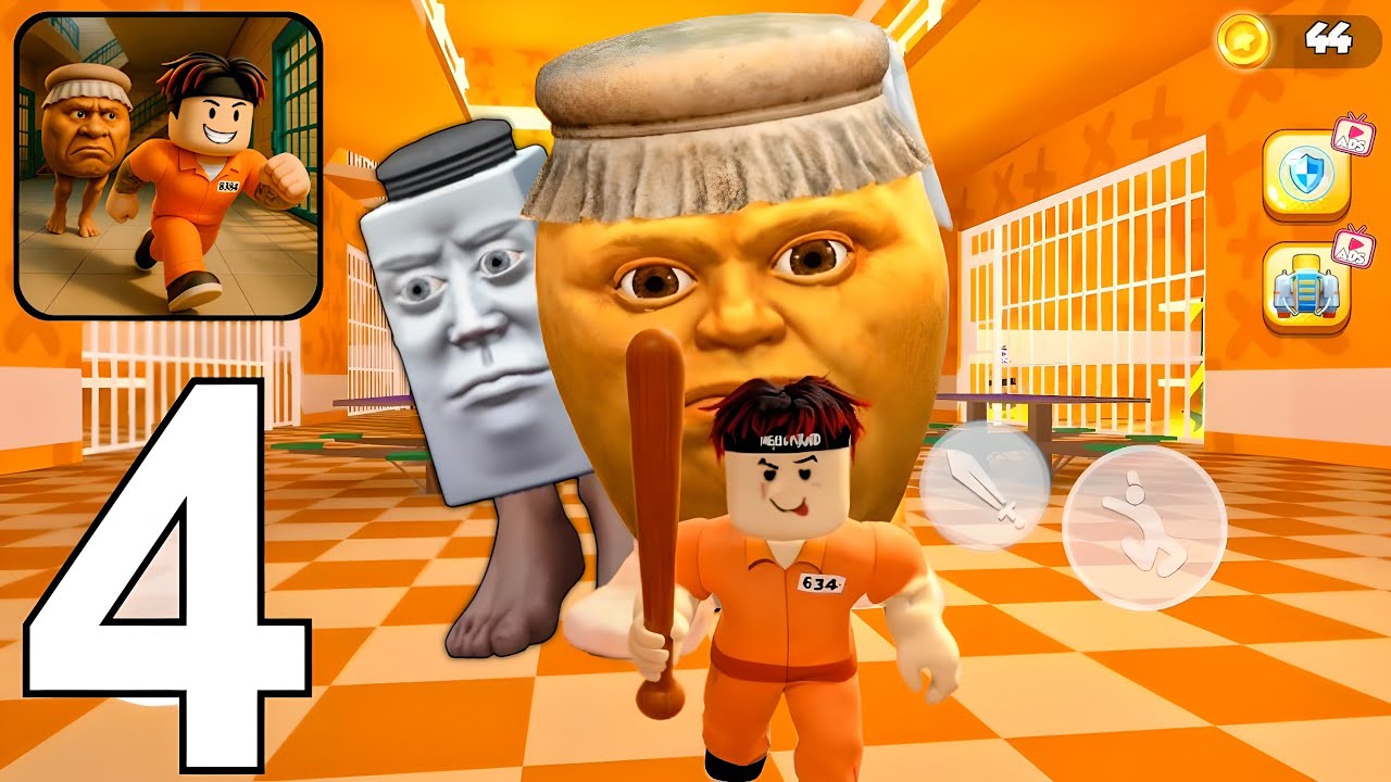 Garamaram In Prison Run - Gameplay Walkthrough Part 4 - Garamaram Prison Escape (Android, iOS)