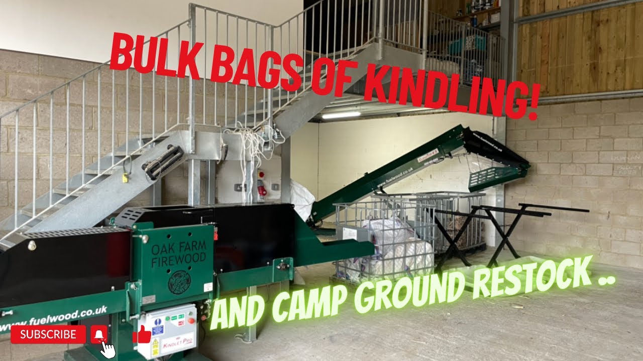 Day 118 - Kindlet Pro on BULK bags of Kindling!