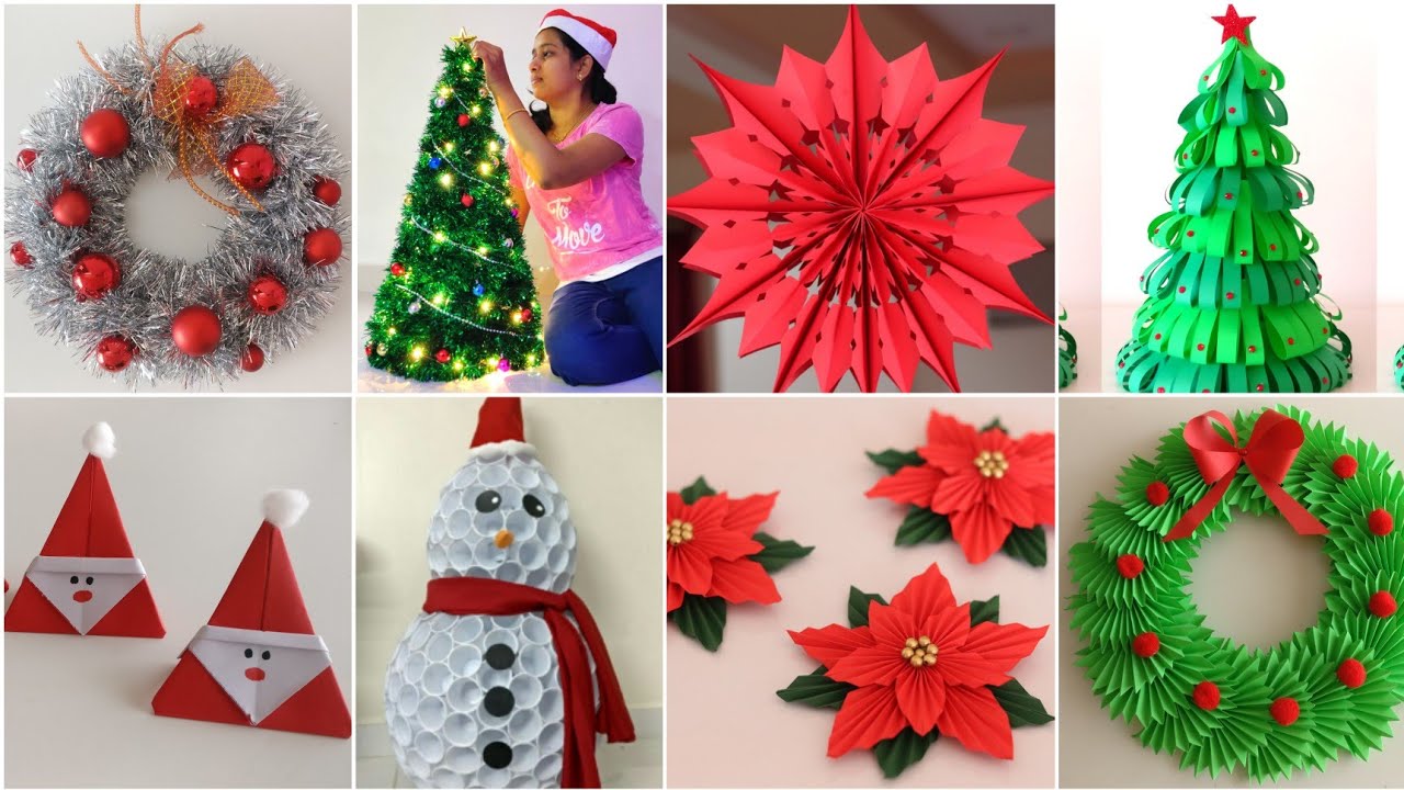 Best Christmas Decoration Craft Ideas | DIY Christmas Decor | Christmas Decoration At Home