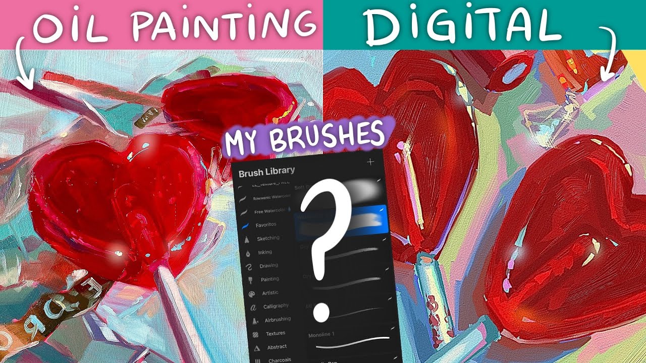 MY digital BRUSHES and how I use them - “digital traditional” TUTORIAL on ArtRage