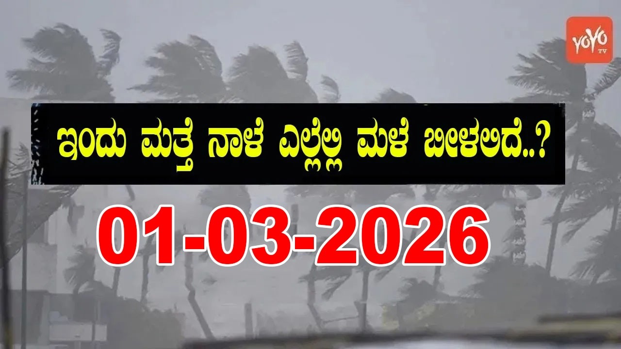 Karnataka Weather Alert: Rain News In Karnataka | IMD | 01-03-2026