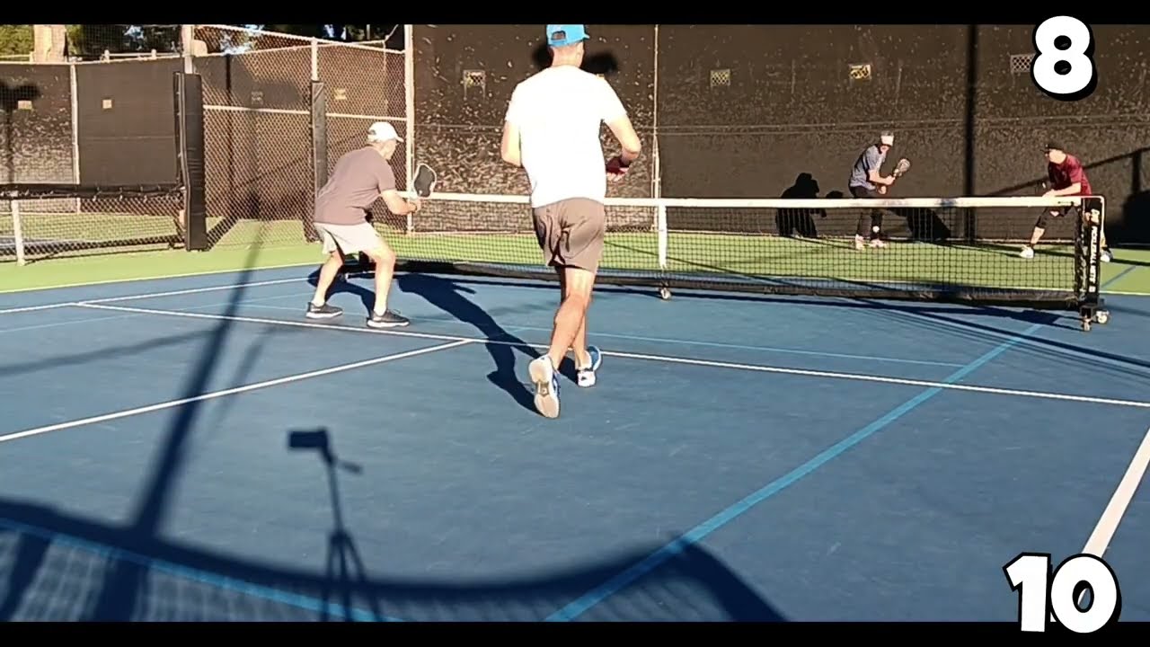 Pickleball Men's Doubles, DUPR Challenge Game. Ed & Ian vs Toby & KC