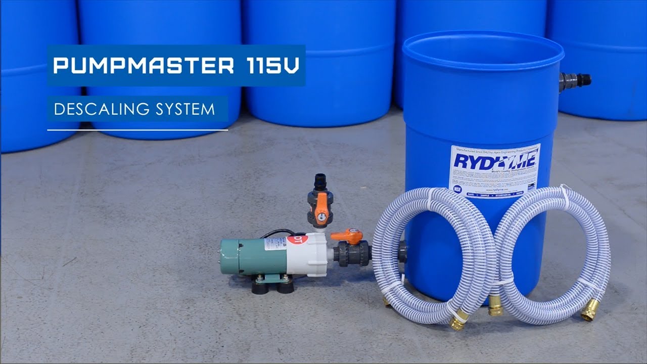 Industrial Descaling System - PumpMaster 115V RYDLYME