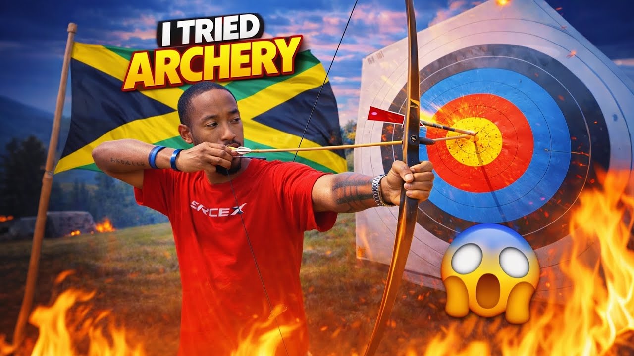 I Tried Archery for the First Time in Jamaica |🇯🇲 This Was Way Harder Than I Expected!