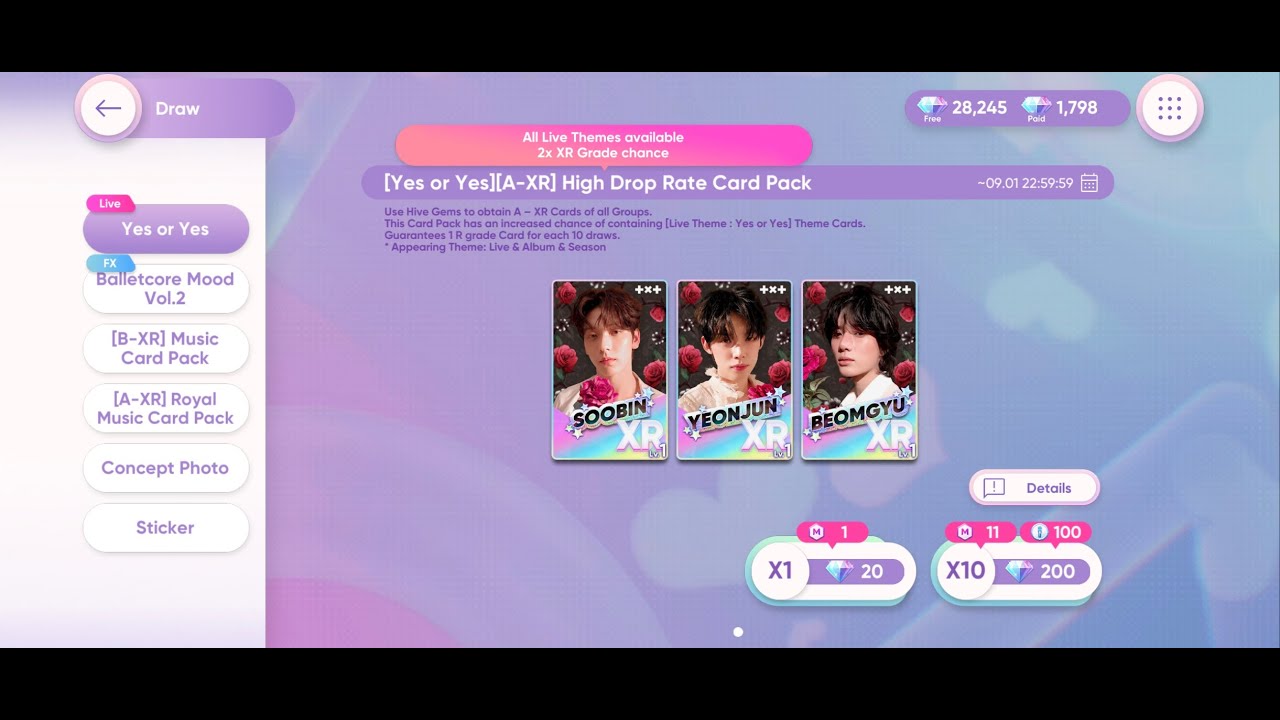 RHYTHM HIVE | Spending 6000 Hive Gems on [Live Theme : Yes or Yes]