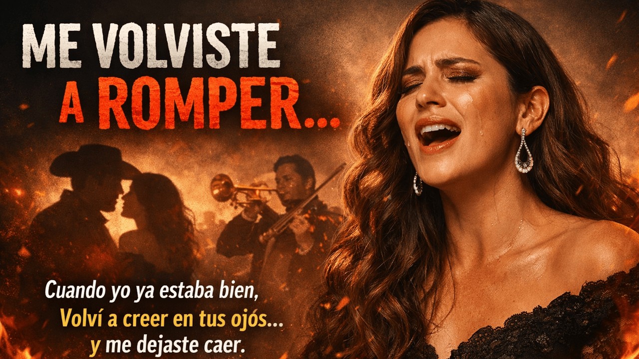 ME VOLVISTE A ROMPER | Ranchera de Desamor y Traición | Mariachi con Trompetas