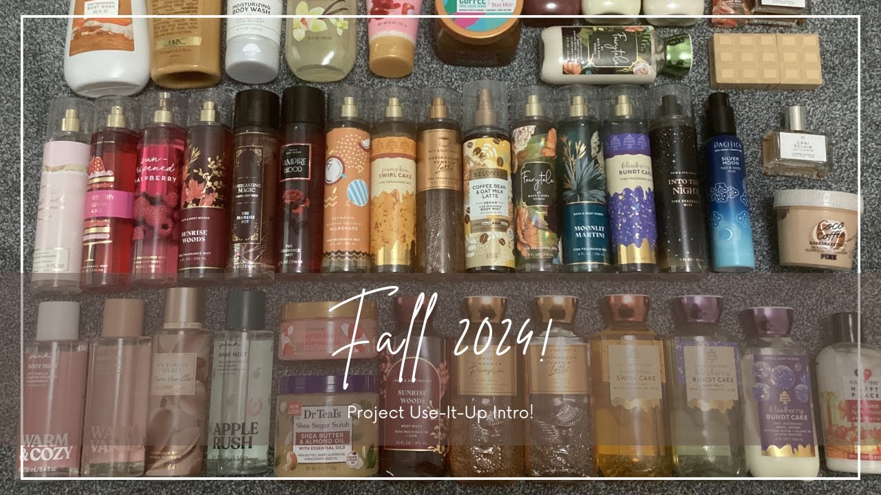 FALL 2024 PROJECT USE-IT-UP INTRO! | All 45 products I want to finish this season!