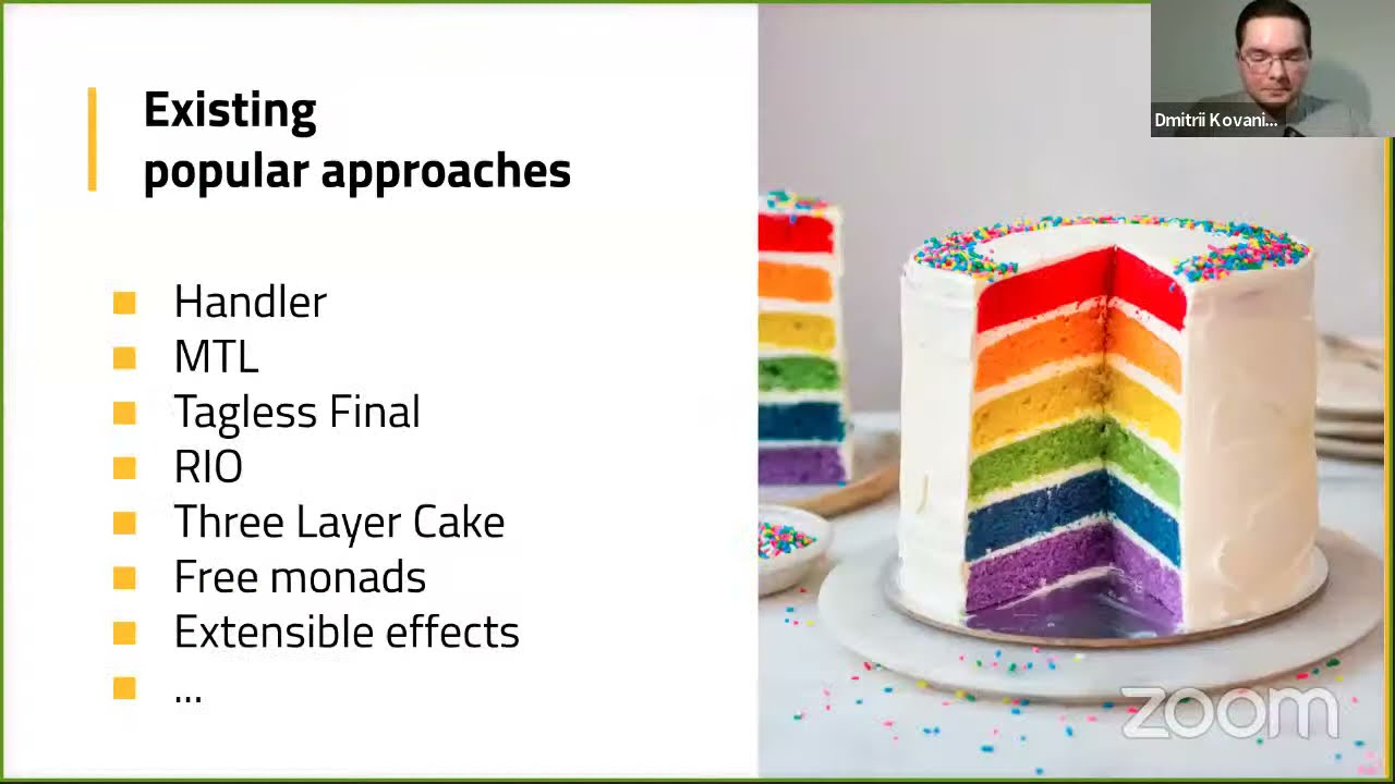 FunctionalFest • Haskell architecture is just a piece of cake • Dmitrii Kovanikov
