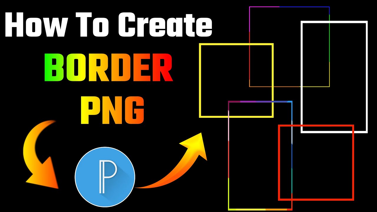 Как создать рамку PNG в PixelLab | Редактирование PixelLab | Граница png кайсэ банайе 😍