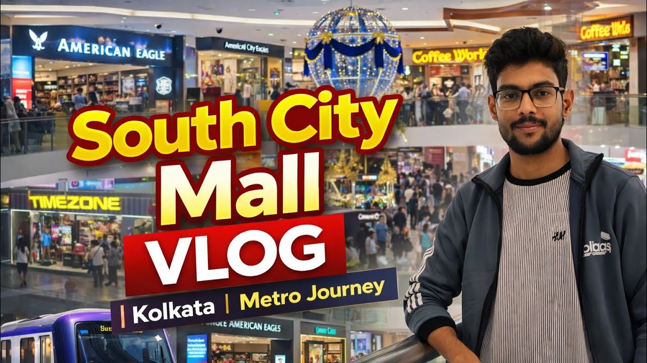 South City Mall Vlog | DumDum থেকে Metro করে Kolkata’র সবচেয়ে Popular Mall ভ্রমণ  