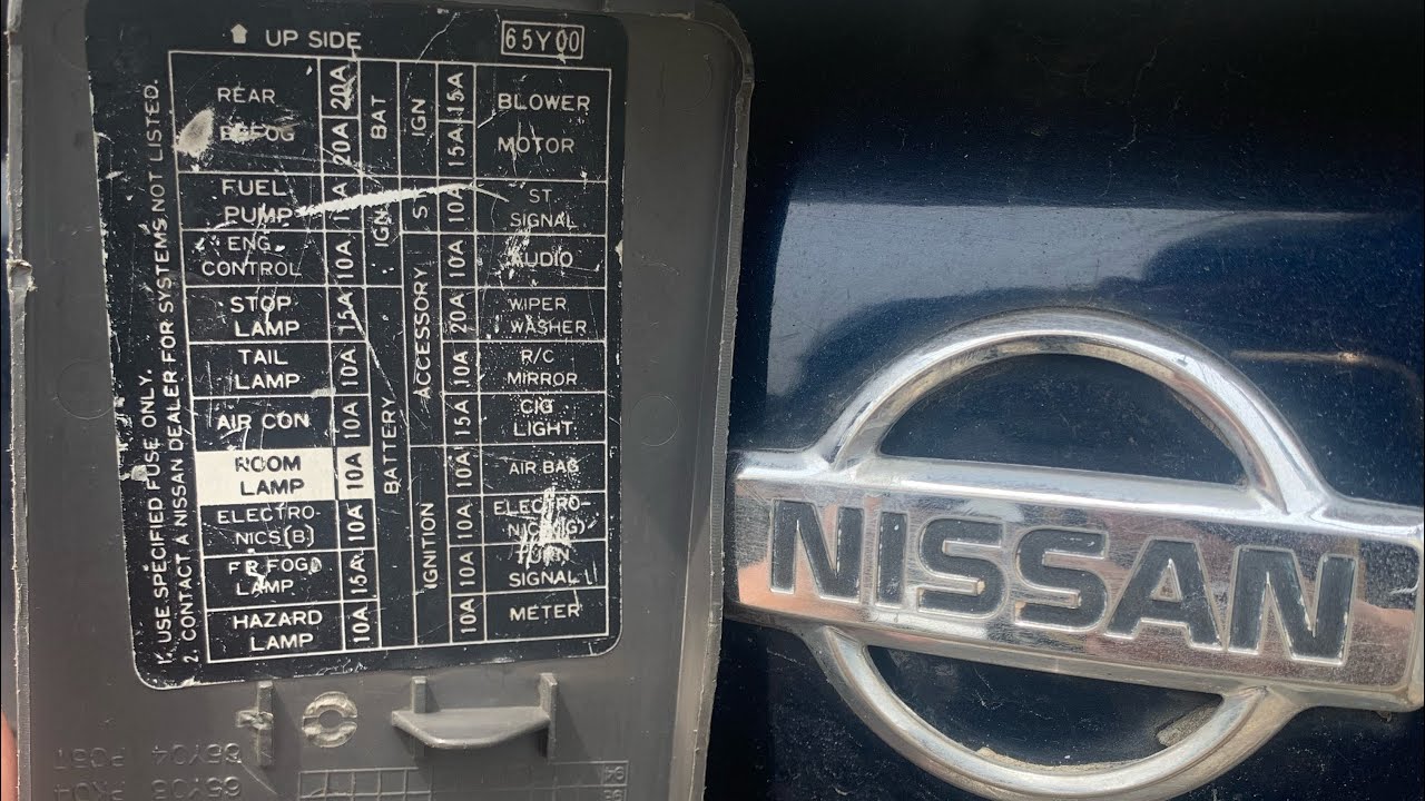 ¡La Luz de cortesía del Nissan Sentra B13 no prende! (probando fusibles y su posición).