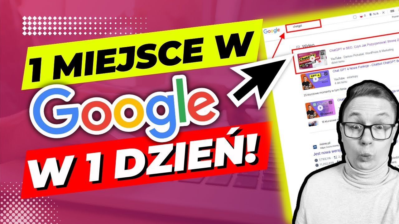 SEO Pozycjonowanie  w Google w 1 Dzień! Poradnik Krok Po Kroku 2023 [Pozycjonowanie Wideo SEO]