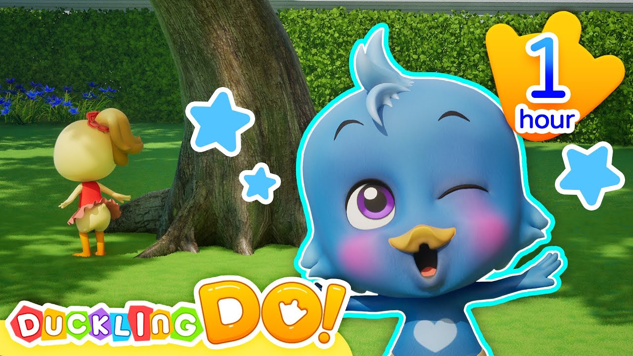 Play Peek-a-boo!😆 | 1 hour compilation | Nursery Rhymes & Kids Song | Duck Video For Babies