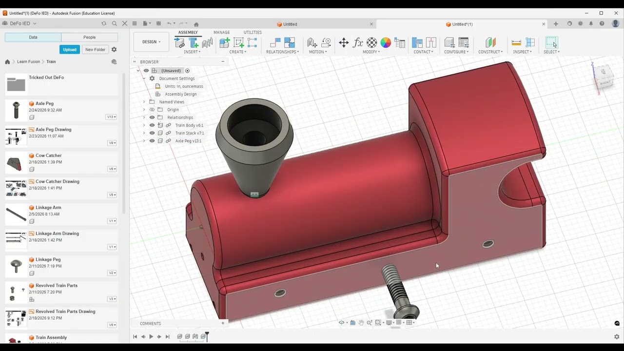 Mini Train - Assembly