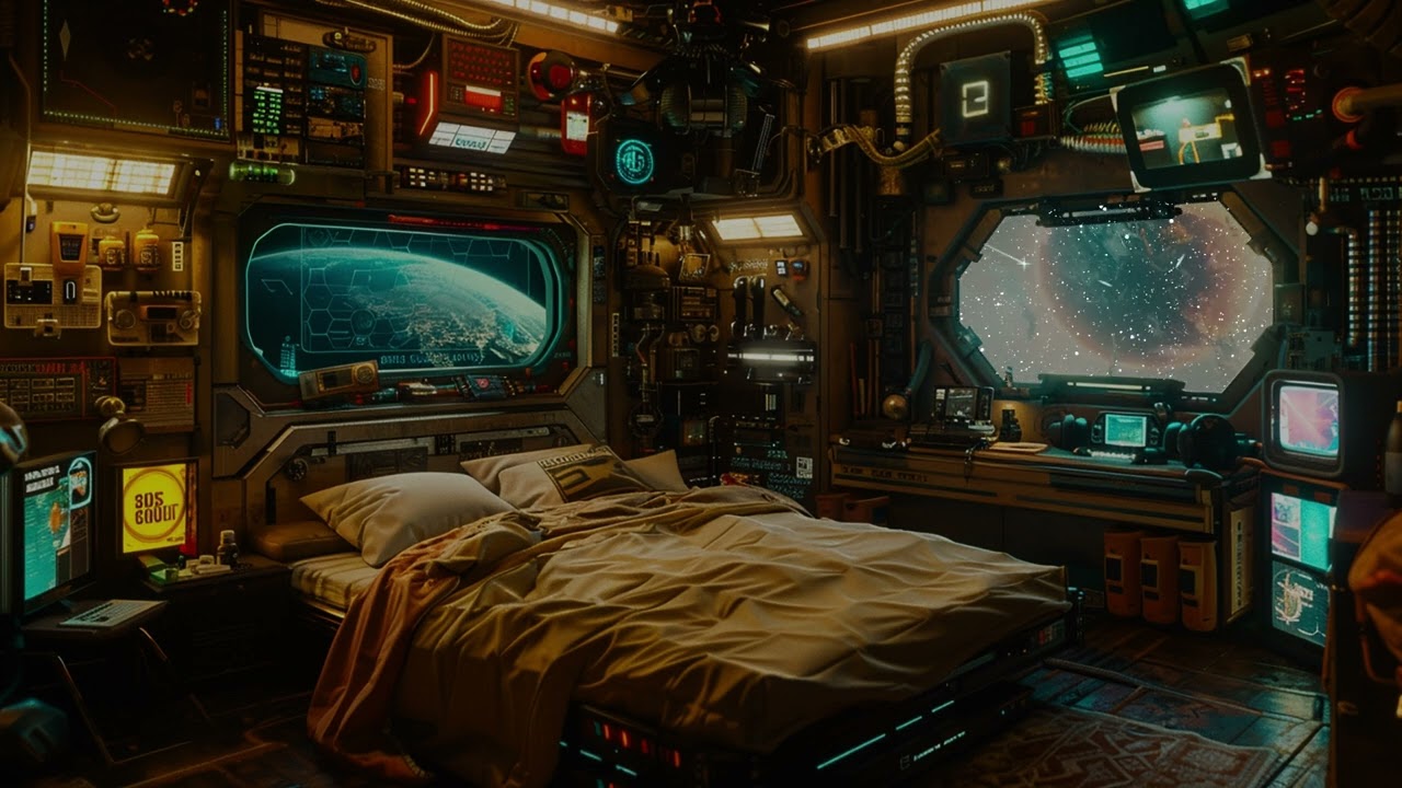Escaping the Galaxy | Living in Calm Space | Balanced Soothing Space Sounds for Sleep | Space Travel