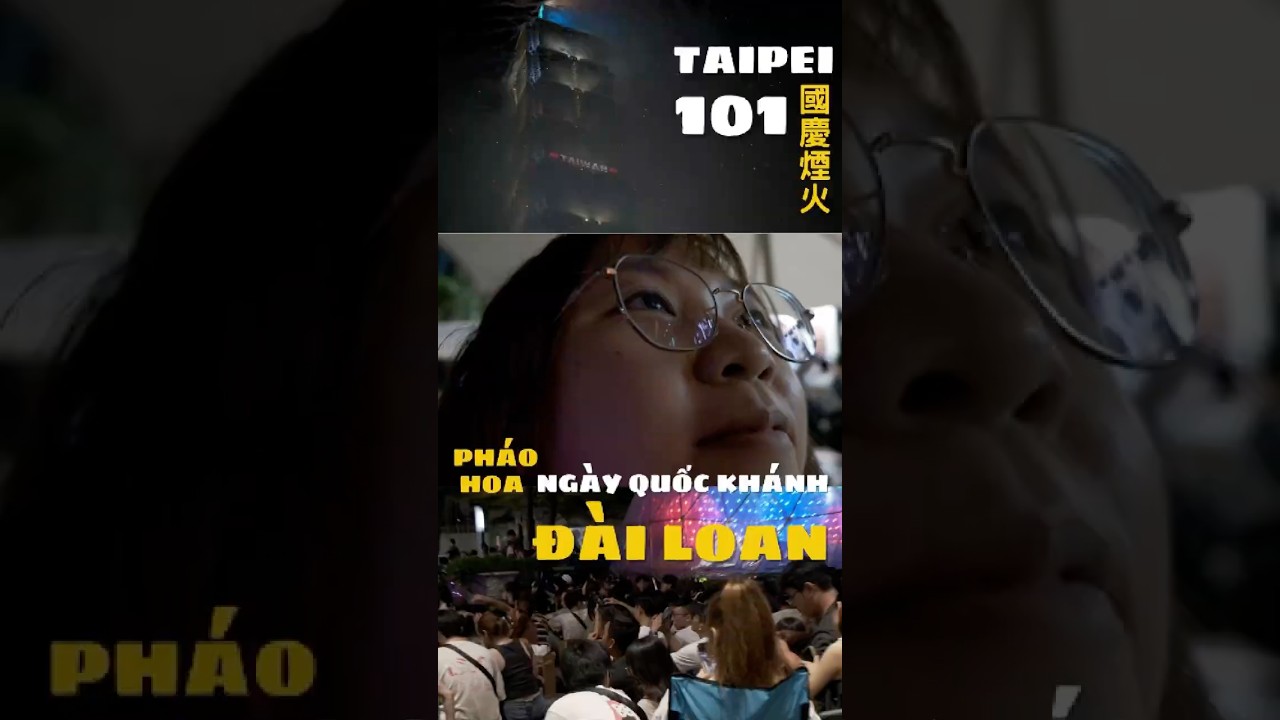 Ph&aacute;o hoa tại ng&agrave;y quốc kh&aacute;nh Đ&agrave;i Loan  #taipei #國慶煙火 #dailoan #台灣  #vietnam #越南