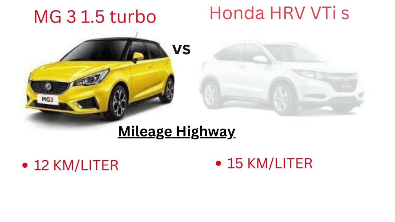 Honda HR VVTI VS MG HS 1.5 turbo