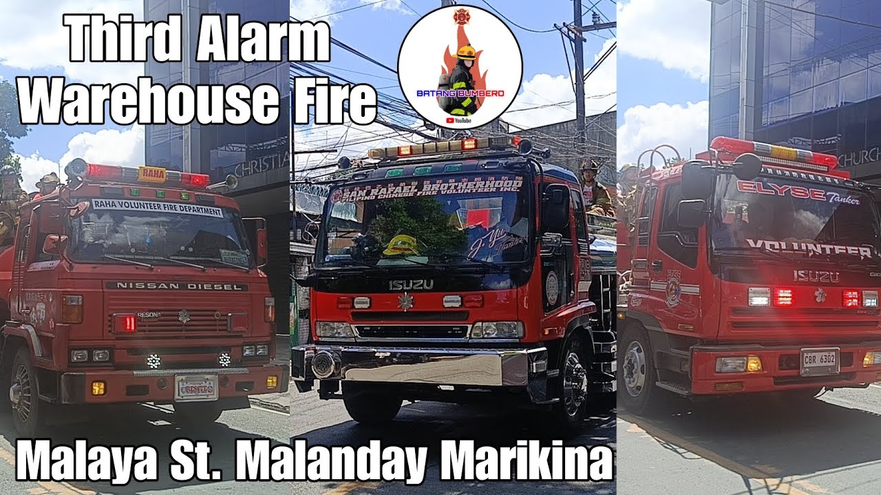 10-70 3rd Alarm Malaya St. Malanday Marikina || Warehouse || (02/12/25)