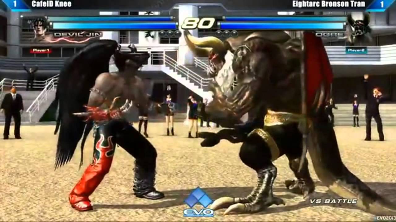 EVO 2013: Tekken Tag Tournament 2 (TTT2) Гранд-финал: CafeId|Knee против Eightarc|Bronson Tran