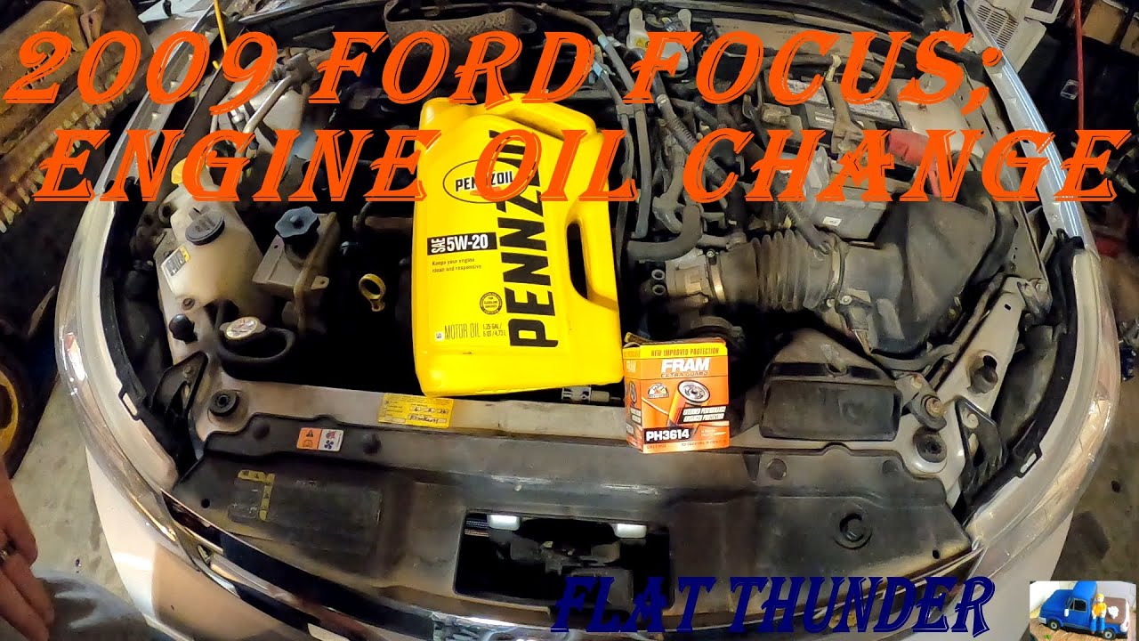 2009 Ford Focus; Engine Oil Change (Tips / Tricks Included)