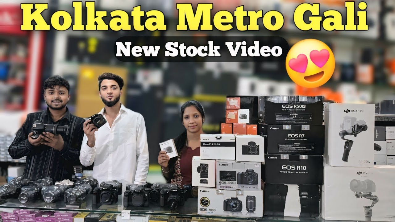 Kolkata Budget Camera Shop || Second hand Camera market || Under 15k to 1 lakh 🔥