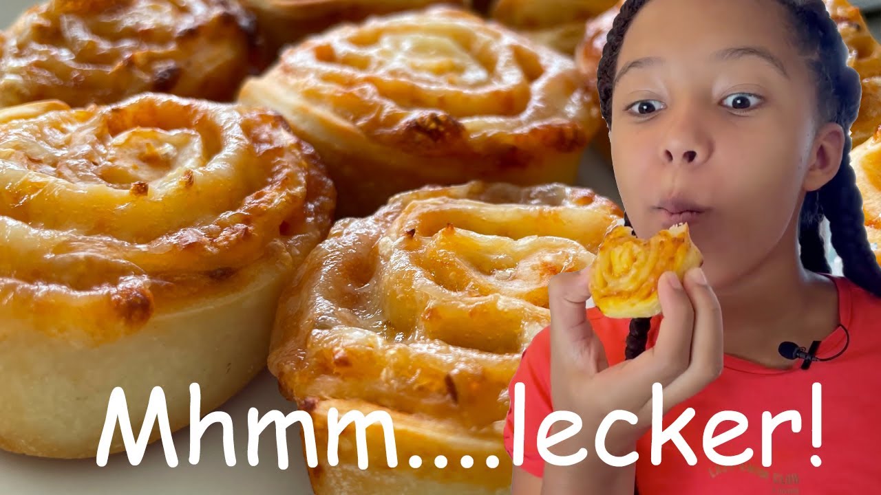 Leckere Pizza-Schnecken selber machen - Kindergeburtstags-Snack