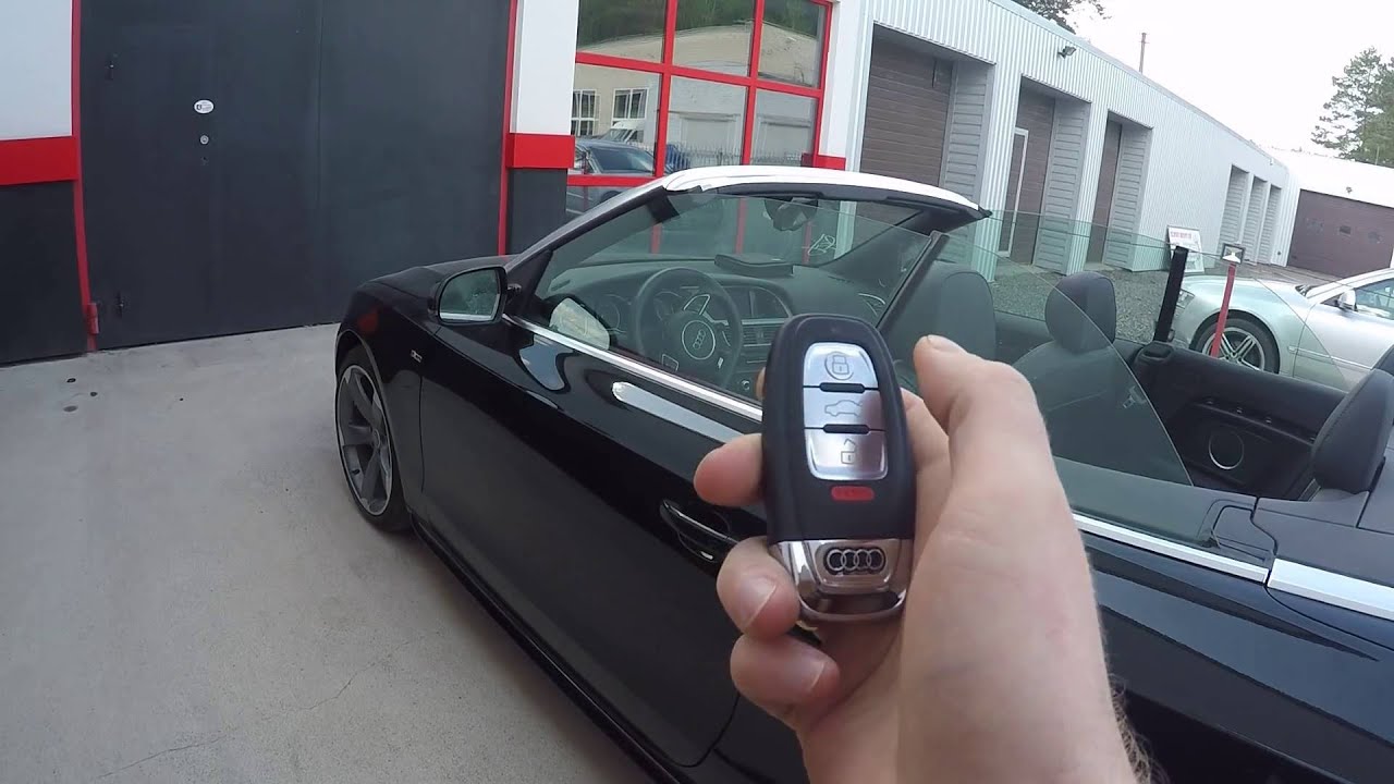 A5 Cabrio roof control from remote