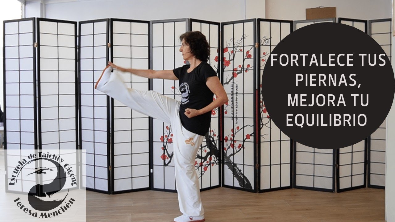 ✅FORTALECE tus piernas ☯️ Mejora tu EQUILIBRIO con ejercicios de TAICHI