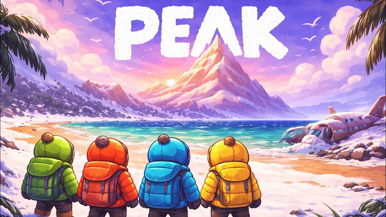 Mir war nicht bewusst, wie gefährlich Schneebälle sein können😬❄️ / PEAK Part 1