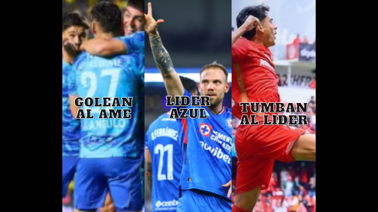 Cruz Azul nuevo lider, Toluca tumba a chivas, Tigres agrava crisis del America