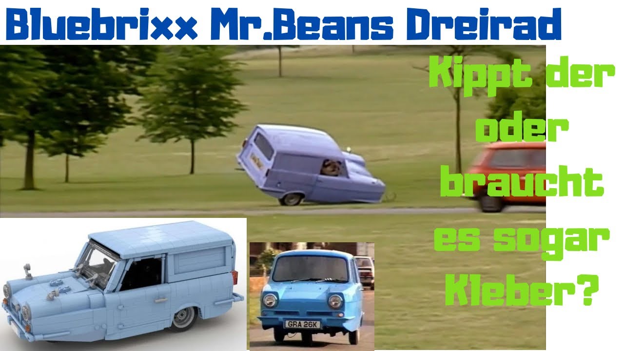 Blue Brixx 107468 -Mr. Bean's Gegner ist da! Kippt das Dreirad so leicht, o. droht gar Schlimmeres?