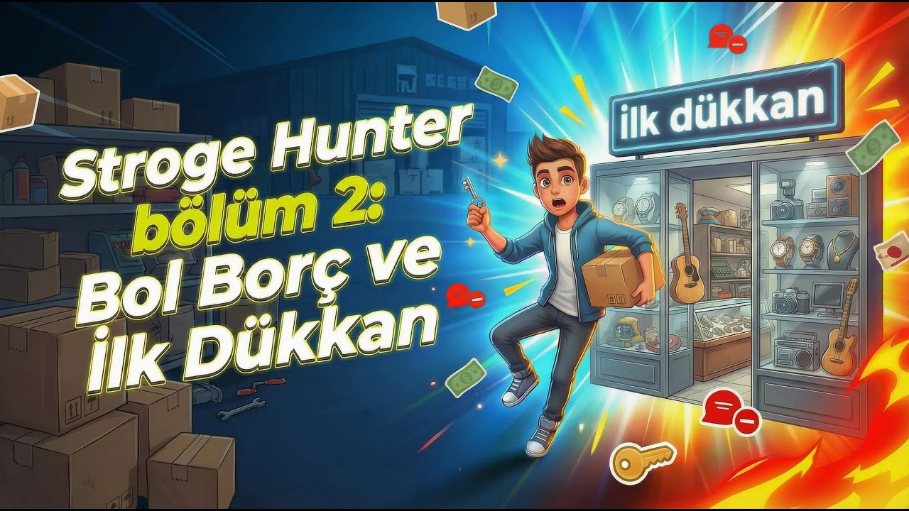 STORAGE HUNTER SİMULATÖR #2 Bol Borç ve İlk Dükkan #sorex #strogehunter #keşfetteyiz #keşfetedüş