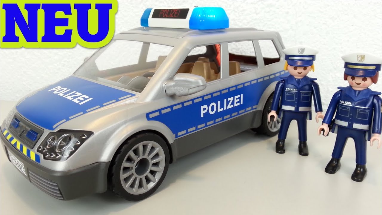 Playmobil Polizei Einsatzwagen 6873 auspacken seratus1 Neuheit 2016