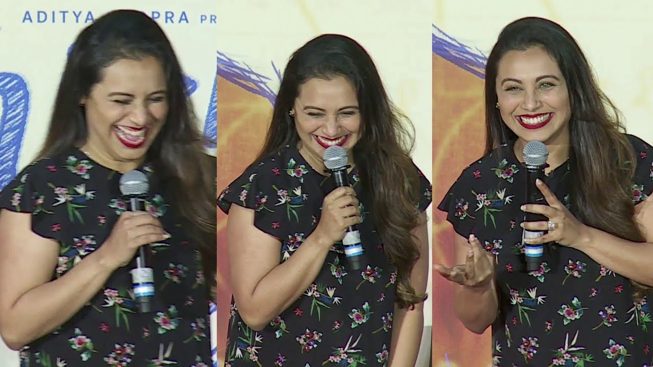 Rani Mukerji FUNNY MOMENTS At Hichki Trailer Launch