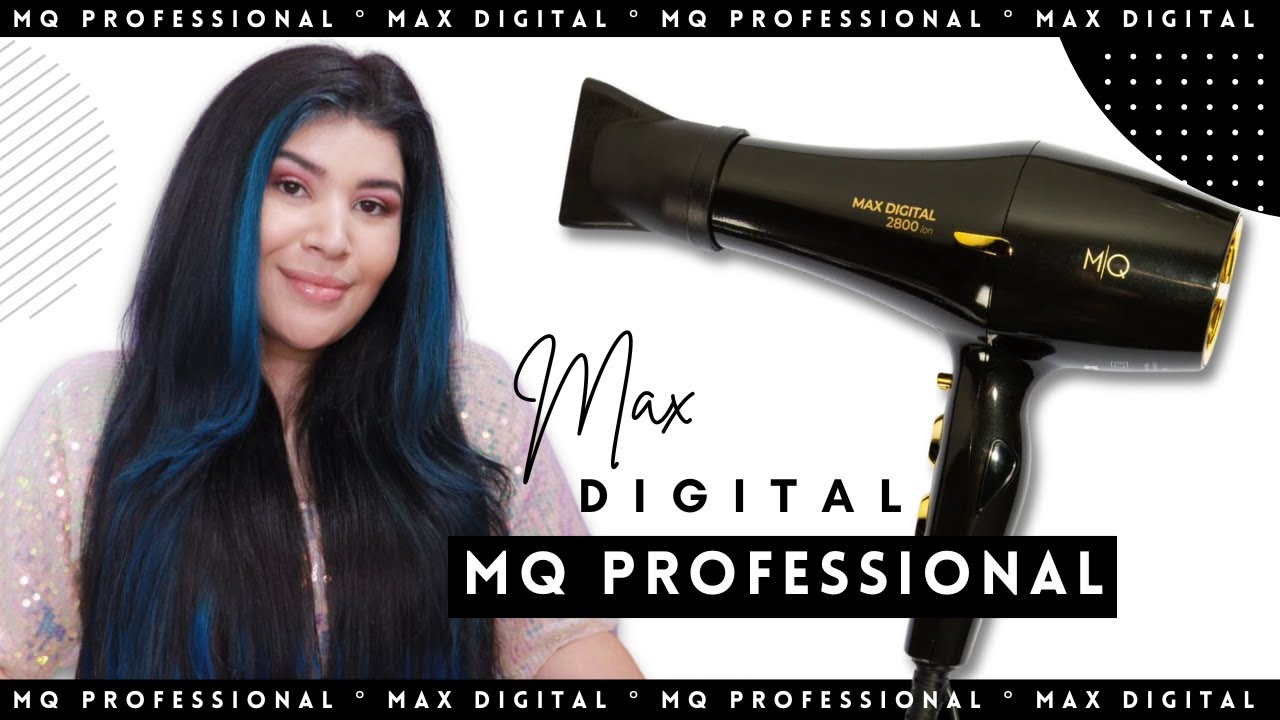 🖤 SECADOR MAX DIGITAL 2800W MQ Professional: Leve, Ergonômico e Maravilhoso!