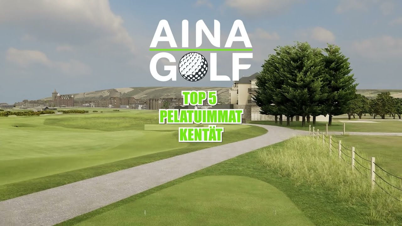 Pelatuimmat golfkentät Trackmanissa! - AINAGolf golfsimulaattori
